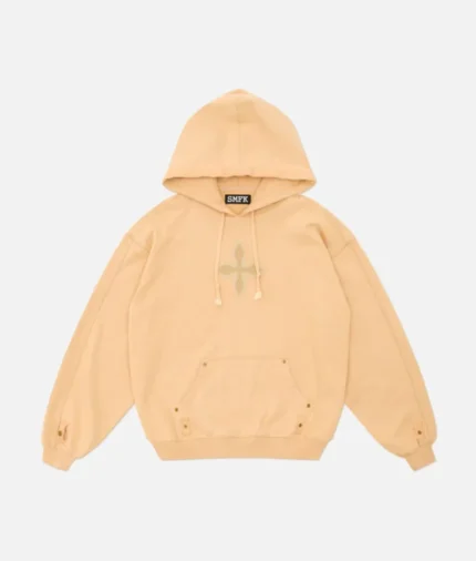Smfk Compass Classic Cross Camping Hoodie In Wheat