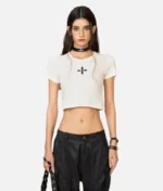 Smfk Compass Cross Sport Tights T-Shirt White