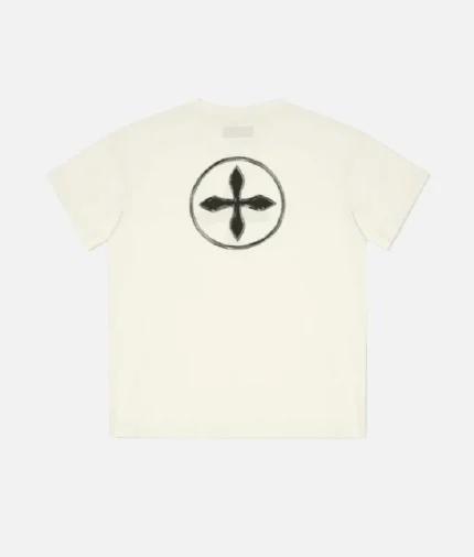 Smfk Compass Cross Vintage Oversize T-Shirt White