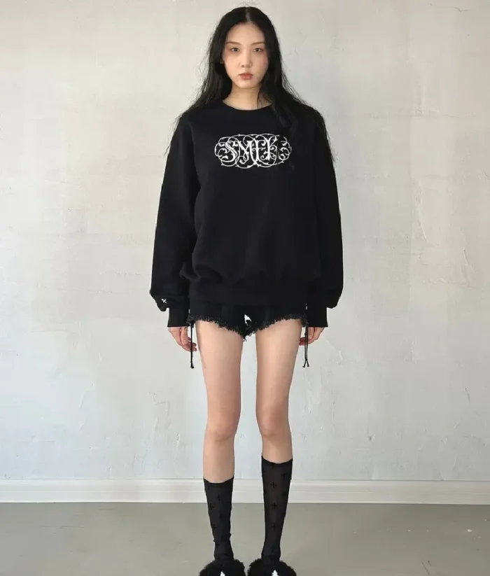 Smfk Garland Sweatshirt Black