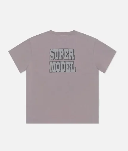 Smfk Oversized Model Vintage T-Shirt Forest Grey