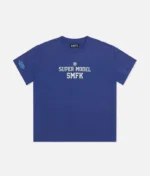 Smfk Oversized Super Model Navy T-Shirt