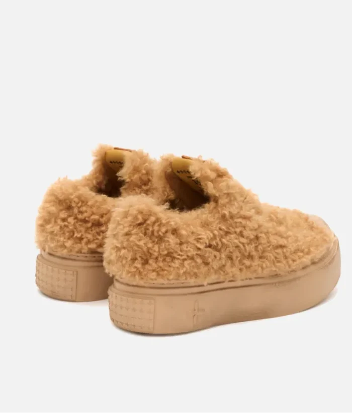 Smfk Super Model Gingerbread Furry Skate Shoes