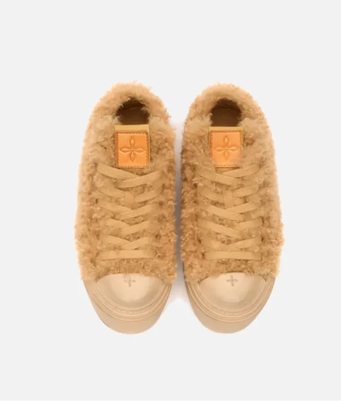 Smfk Super Model Gingerbread Furry Skate Shoes