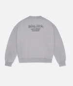 Smfk Vintage Campus Grey Loose Sweatshirt